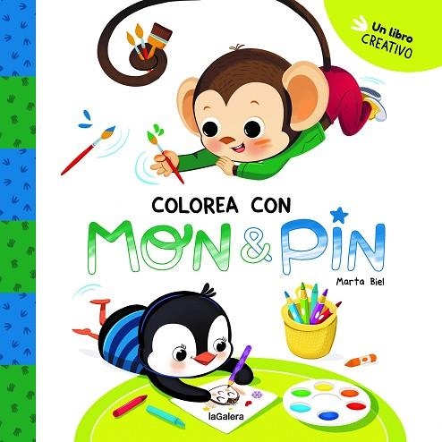 MON & PIN ACTIVIDADES 01 COLOREA CON MON & PIN | 9788424674816 | VVAA