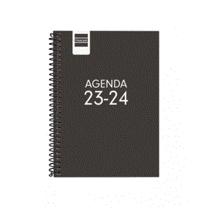 AGENDA ESCOLAR 2023-2024 DP ESPIRAL DIN A6 NEGRE | 8422952360209 | FINOCAM