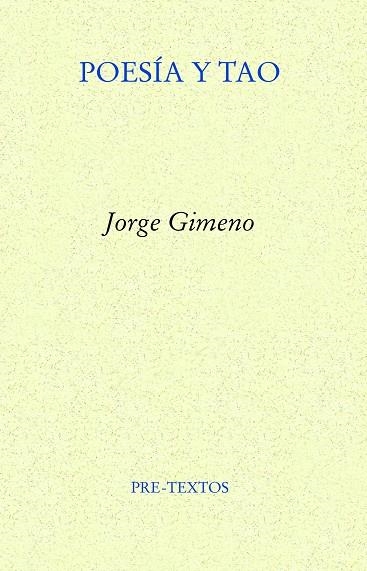 Poesía y Tao | 9788419633293 | Jorge Gimeno