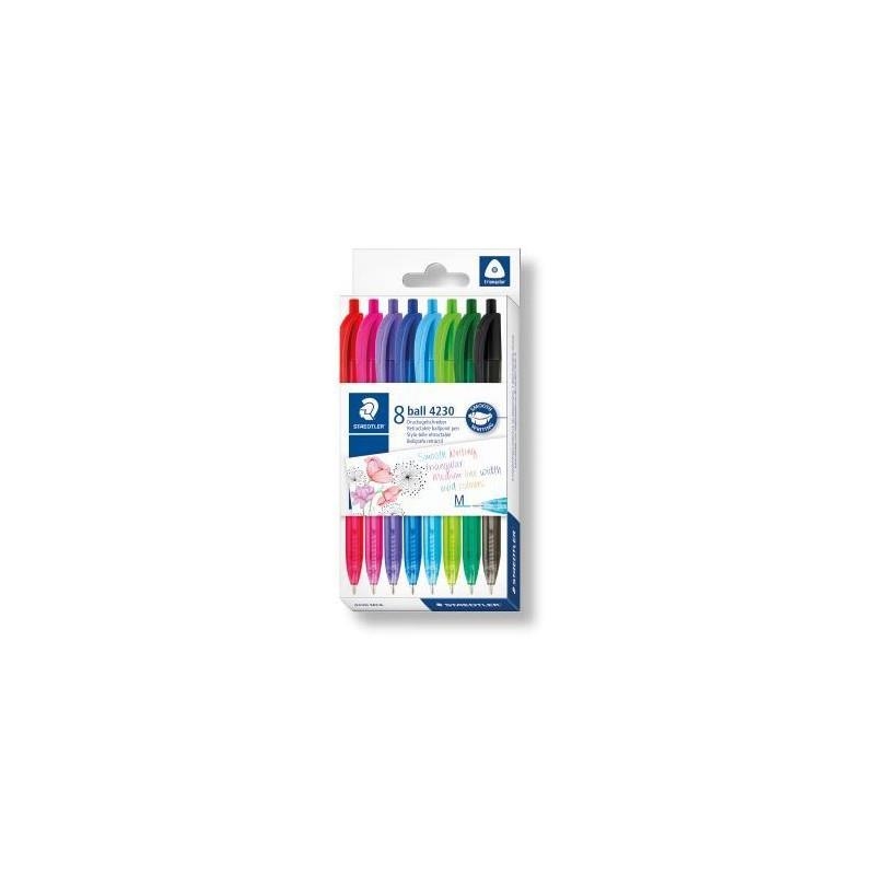 CAIXA 8 BOLIGRAFS DE COLORS | 4007817102947 | STAEDTLER