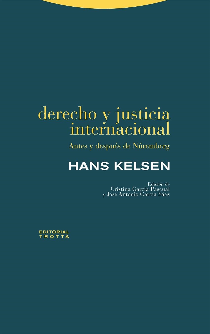 Derecho y justicia internacional | 9788413641911 | HANS KELSEN