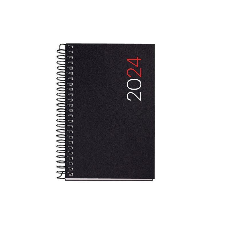 AGENDA 2024 DP BOOKET ESPIRAL CITY NEGRE | 8422593394243 | MIQUELRIUS