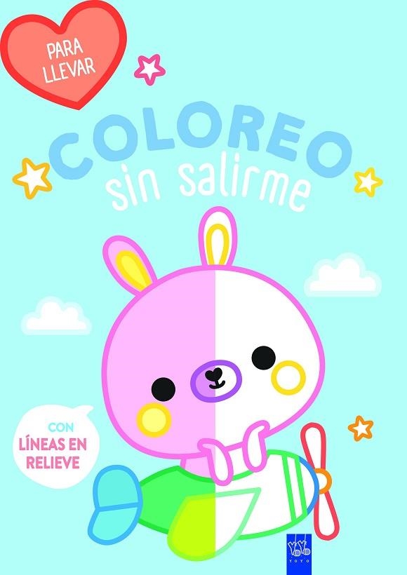 Coloreo sin salirme Conejo | 9788408278115 | YOYO