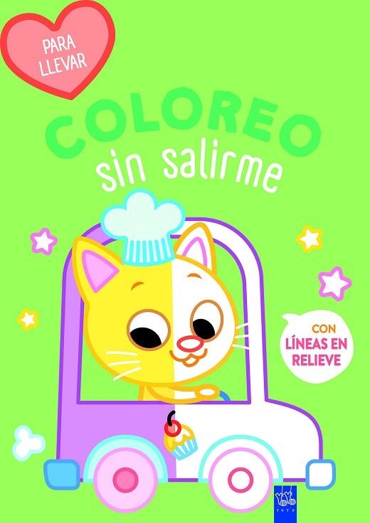 Coloreo sin salirme Gato | 9788408278139 | YOYO