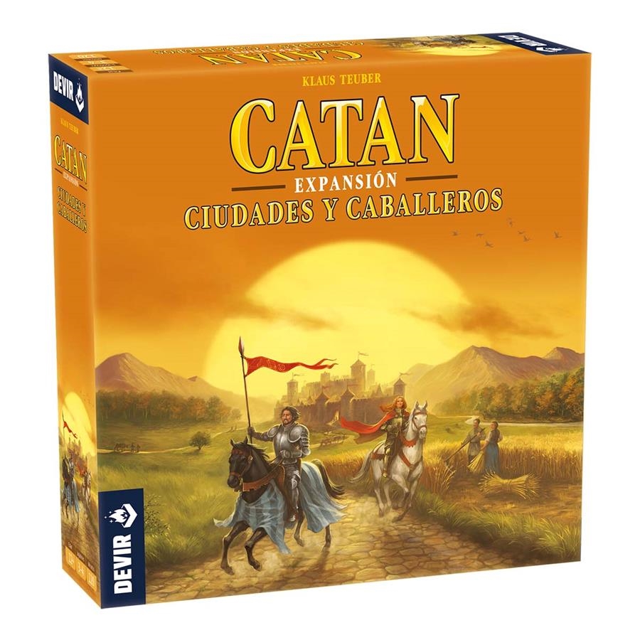 CATAN AMPLIACION 3-4 JUGADORES CIUDADES Y CABALLEROS | 8436017220124 | KLAUS TEUBER