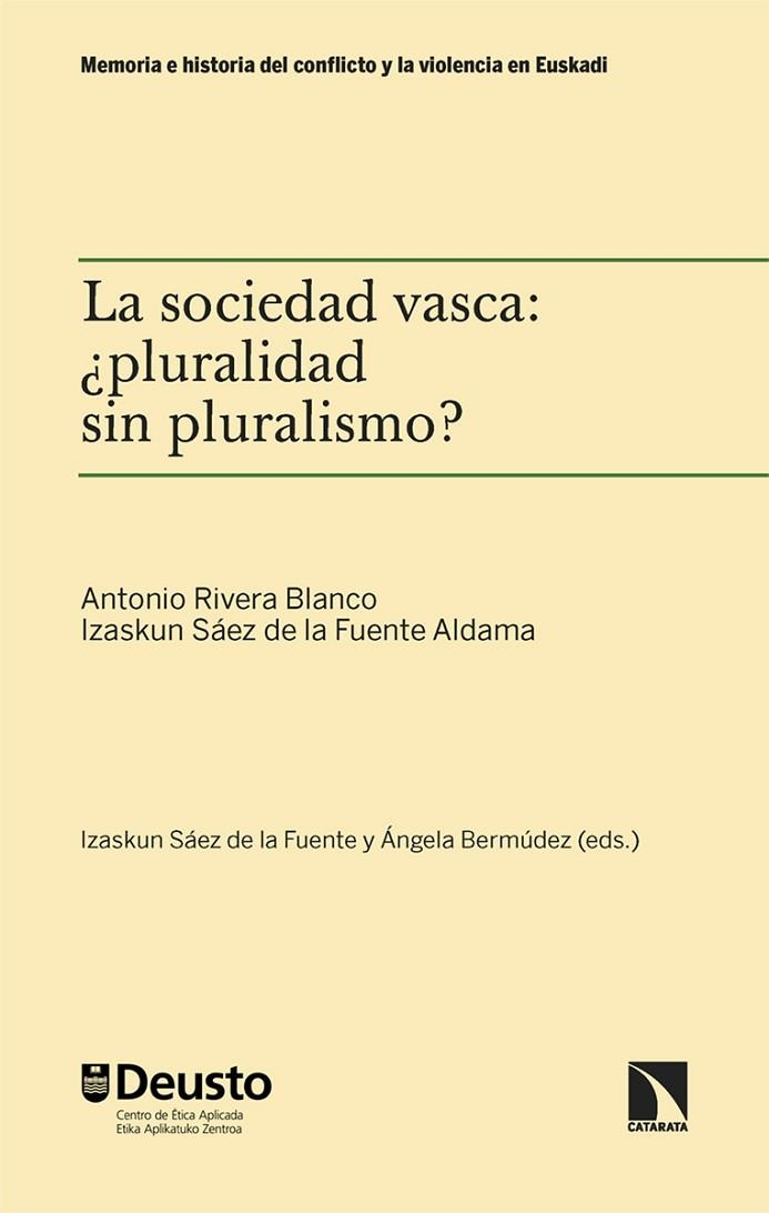 La sociedad vasca pluralidad sin pluralismo | 9788413529400 | VV.AA.