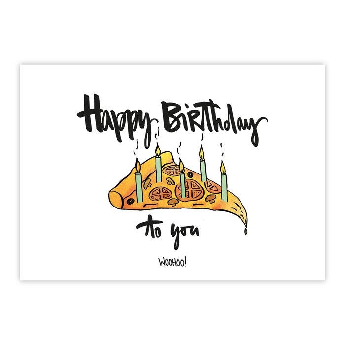 POSTAL HAPPY BIRTHDAY TO YOU PIZZA | 4021766275682 | PPD