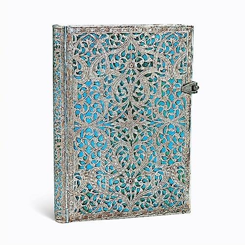 SILVER FILIGREE COLLECTION MAYA BLUE MIDI LINED | 9781439725627 | PAPERBLANKS