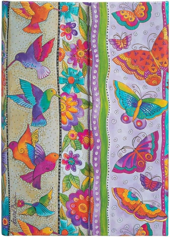 PLAYFUL CREATIONS HUMMINGBIRDS & FLUTTERBYES MINI LINED | 9781439772485 | PAPERBLANKS