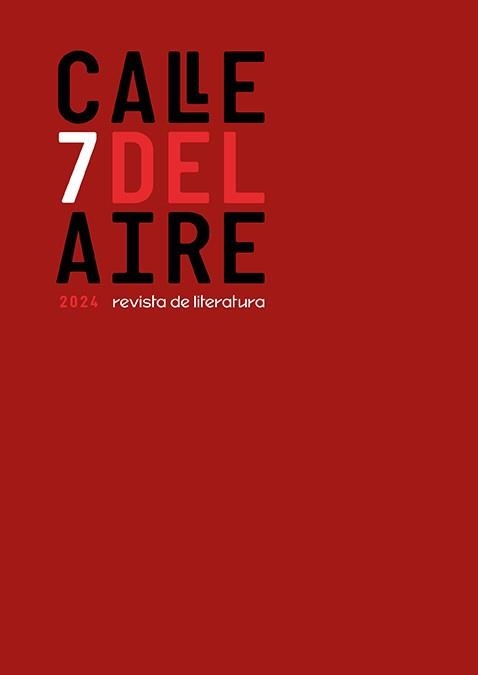 Calle del Aire Revista de literatura 07 | 9788410148512 | JUAN BONILLA