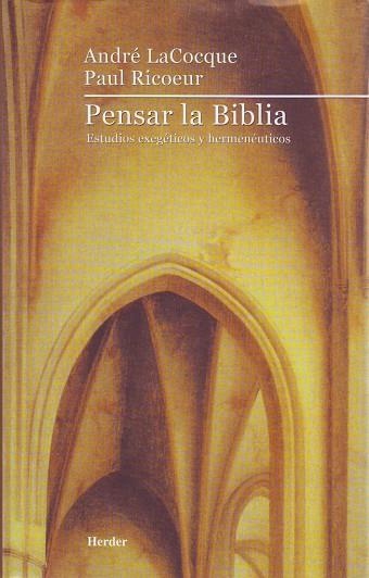 PENSAR LA BIBLIA | 9788425421167 | LACOCQUE, ANDRE