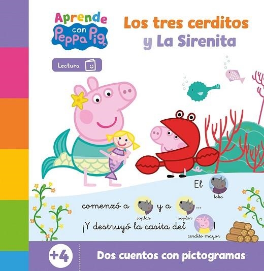 Aprende con Peppa La Sirenita y Los tres cerditos | 9788448868499 | eOne  Hasbro