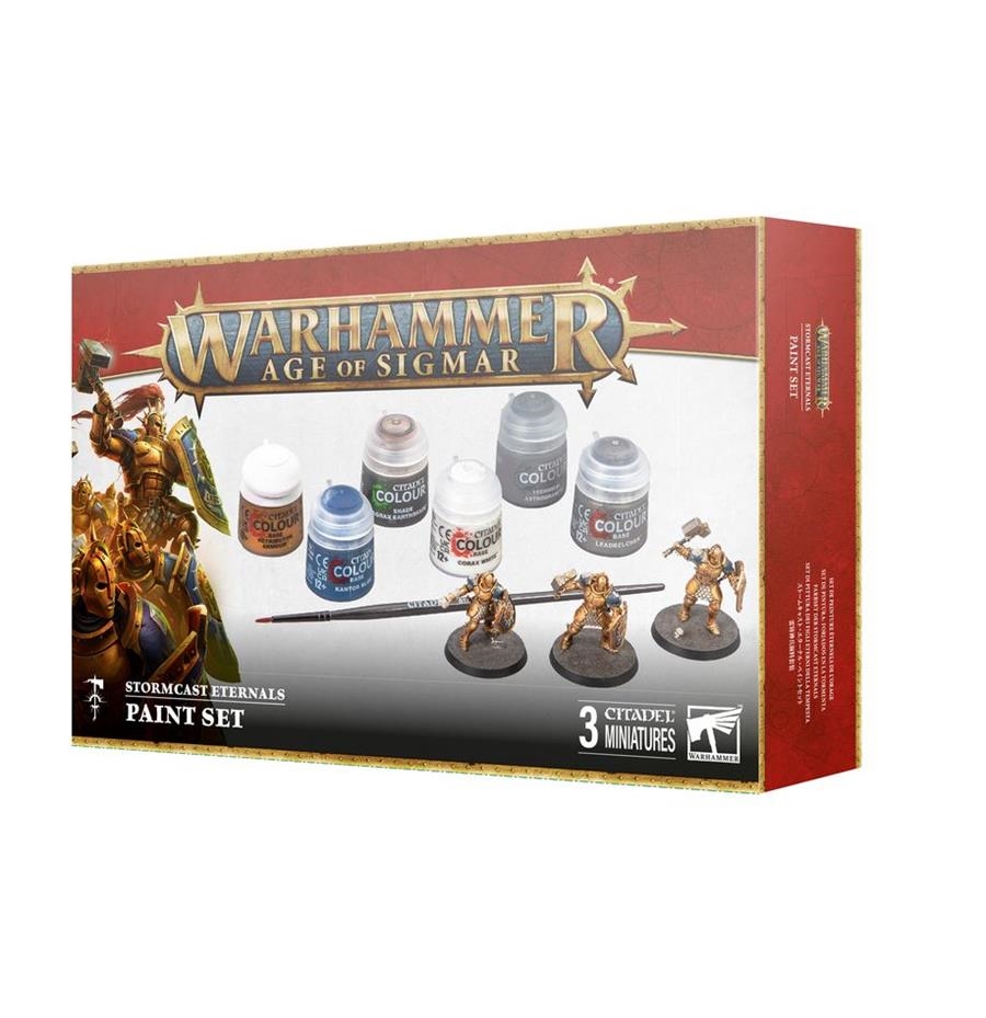 AOS STORMCAST ETERNALS + PAINT SET ENG/SPA/PORT/LATV/RM | 5011921219322 | GAMES WORKSHOP