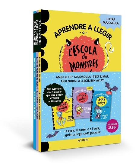 Aprendre a llegir a l'Escola de Monstres Pack amb els llibres 04 05 06 | 9788410298675 | Sally Rippin