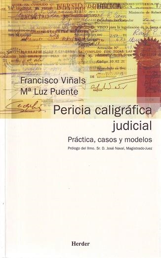 PERICIA CALIGRAFICA JUDICIAL | 9788425421792 | VIÑALS, FRANCISCO