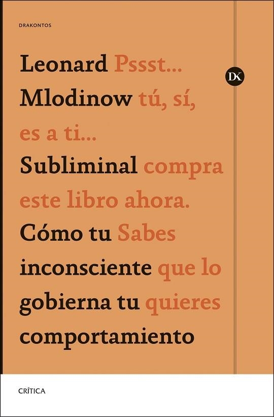 Subliminal | 9788491996880 | Leonard Mlodinow