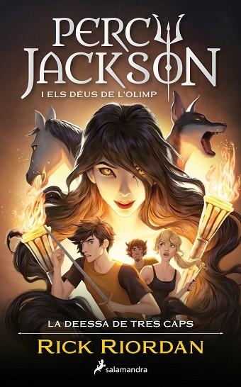 PERCY JACKSON I ELS DEUS DE L'OLIMP 07 LA DEESSA DE TRES CAPS | 9788419275615 | RICK RIORDAN