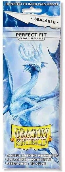 100 FUNDAS STANDARD PERFECT FIT SEALABLE TRANSPARENTE DRAGON SHIELD | 5706569132019 | DRAGON SHIELD