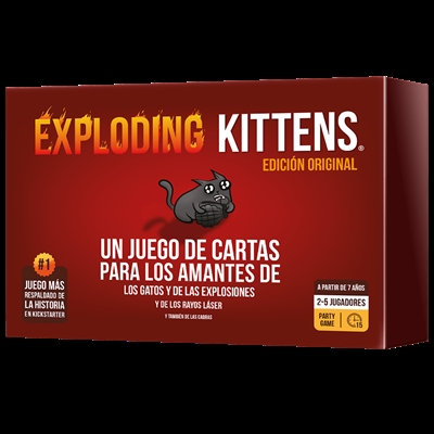 JUEGO DE MESA EXPLODING KITTENS | 0810083040356 | ASMODEE JUEGOS