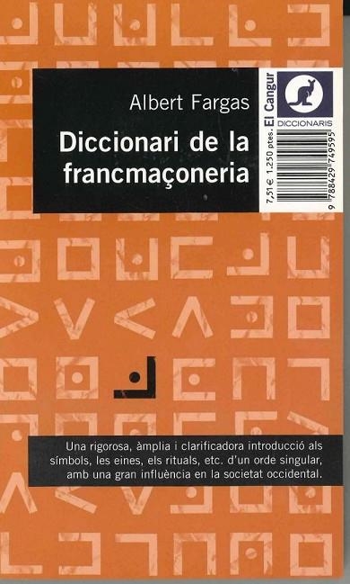 DICCIONARI DE FRANCMAÇONERIA | 9788429749595 | FARGAS, ALBERT