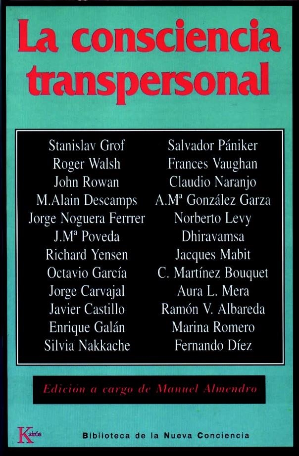 LA CONSCIENCIA TRANSPERSONAL | 9788472453876 | VARIOS AUTORES