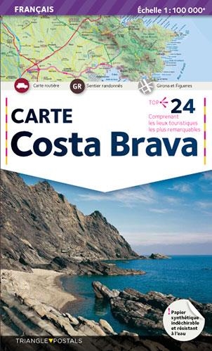 CARTE COSTA BRAVA ECHELLE 1 : 100 000 | 9788484781547 | VVAA