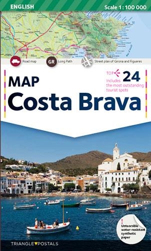 MAP COSTA BRAVA SCALE 1 : 100 000 | 9788484781530 | VVAA