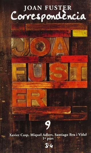 CORRESPONDENCIA | 9788475027463 | JOAN FUSTER