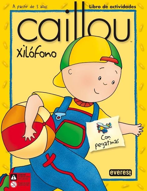 LIBRO DE ACTIVIDADES XILOFONO CON PEGATINAS CAILLOU | 9788424196653 | JEANNINE BEAULIEU