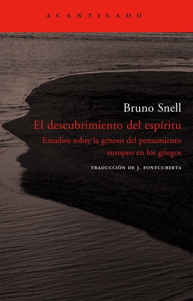 EL DESCUBRIMIENTO DEL ESPIRITU | 9788496834224 | SNELL, BRUNO