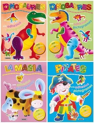 DINOSAURES AMB ADHESIUS I PICTOGRAMES | 9788430566136 | SUSAETA, EQUIP