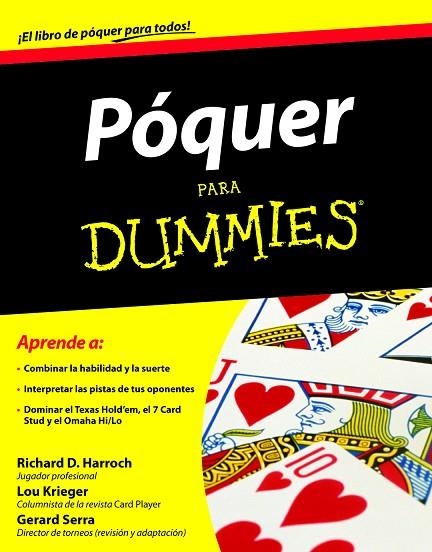 POQUER PARA DUMMIES | 9788432920820 | VVAA