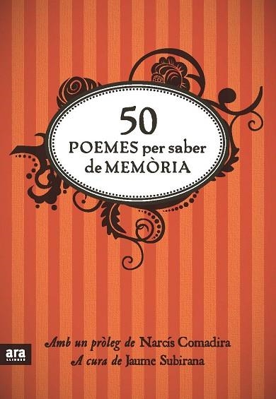 50 POEMES PER SABER DE MEMORIA | 9788492907861 | V.V.A.A