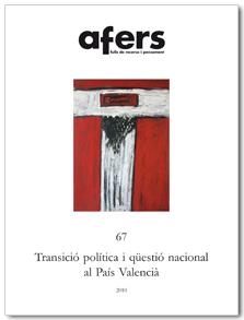 AFERS 67 : TRANSICIO POLITICA I QUESTIO NACIONAL AL PAIS VAL | 9788492542413 | ARCHILÉS CARDONA, FERRAN