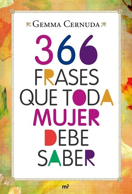 366 FRASES QUE TODA MUJER DEBE SABER | 9788427037083 | CERNUDA, GEMMA